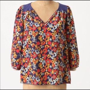 Silk floral blouse by Porridge